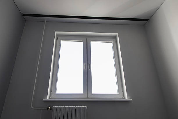 Air sealing completed around window for improved energy savings
